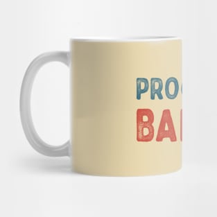 Procrastibaking typography Mug